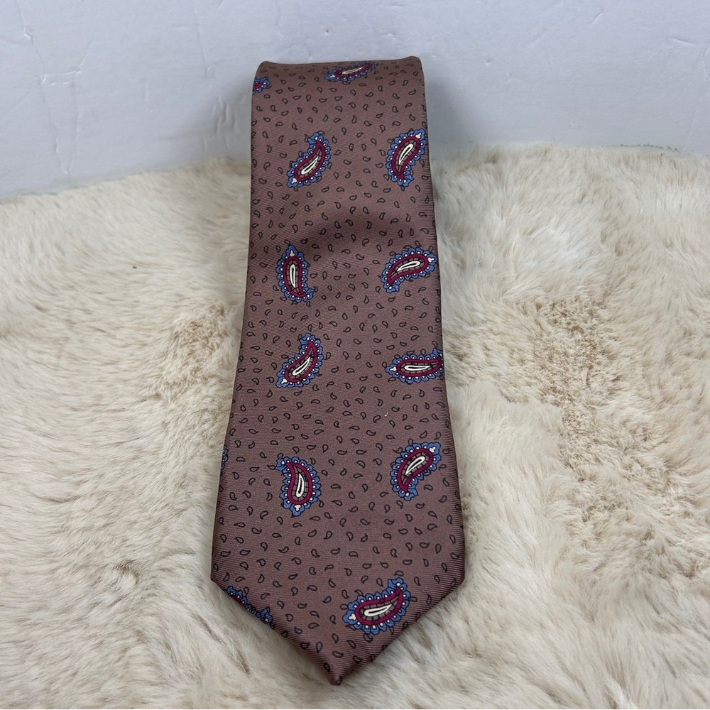 Wembley Brown Textured‎ Silk Tie